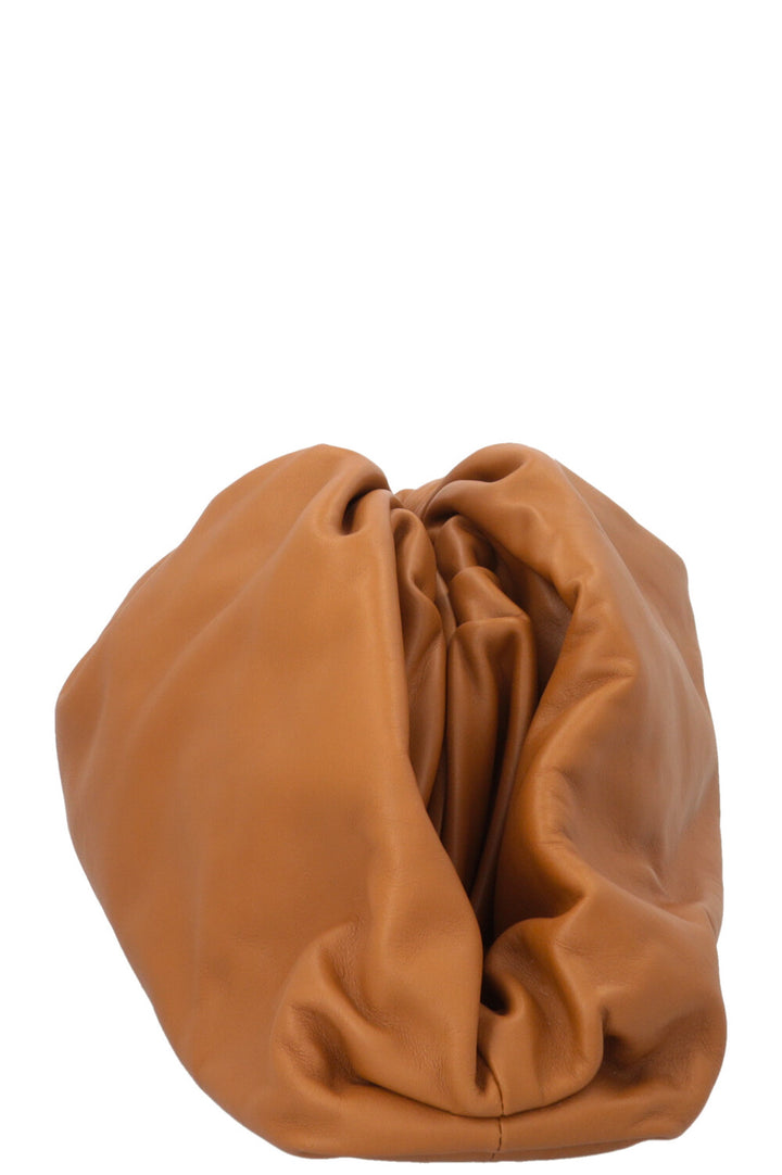 BOTTEGA VENETA The Pouch Clutch Camel