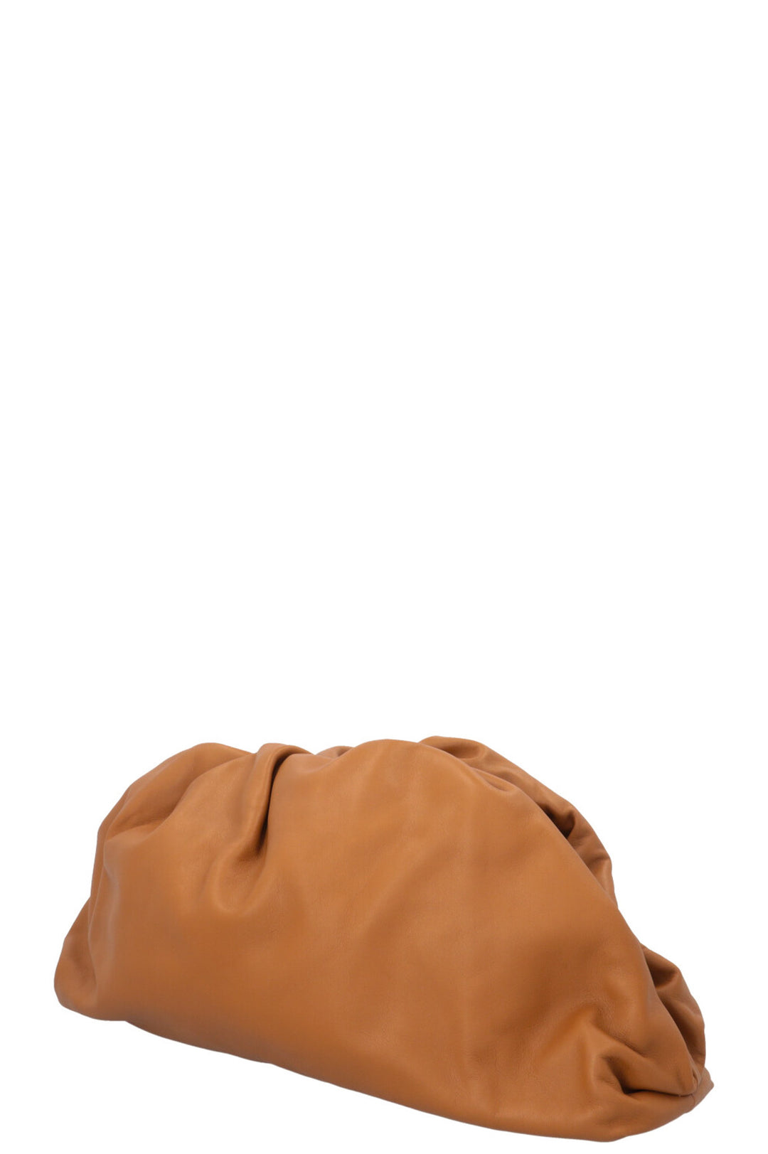 BOTTEGA VENETA The Pouch Clutch Camel