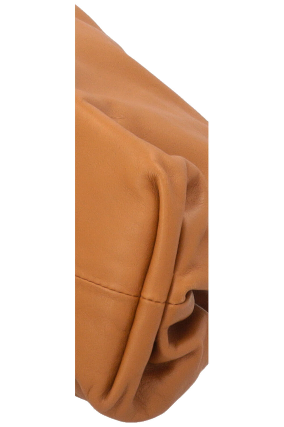 BOTTEGA VENETA The Pouch Clutch Camel
