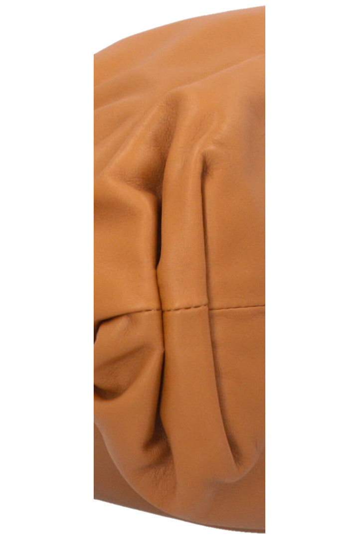 BOTTEGA VENETA The Pouch Clutch Camel