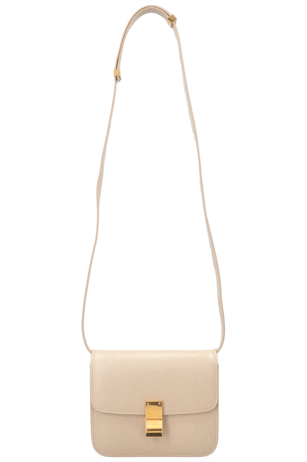 CELINE Classic Box Teen Crossbody Bag Linen