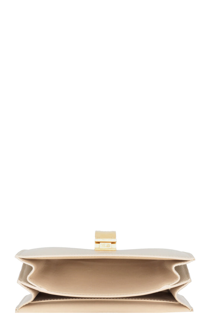 Sac bandoulière CELINE Classic Box Teen en lin