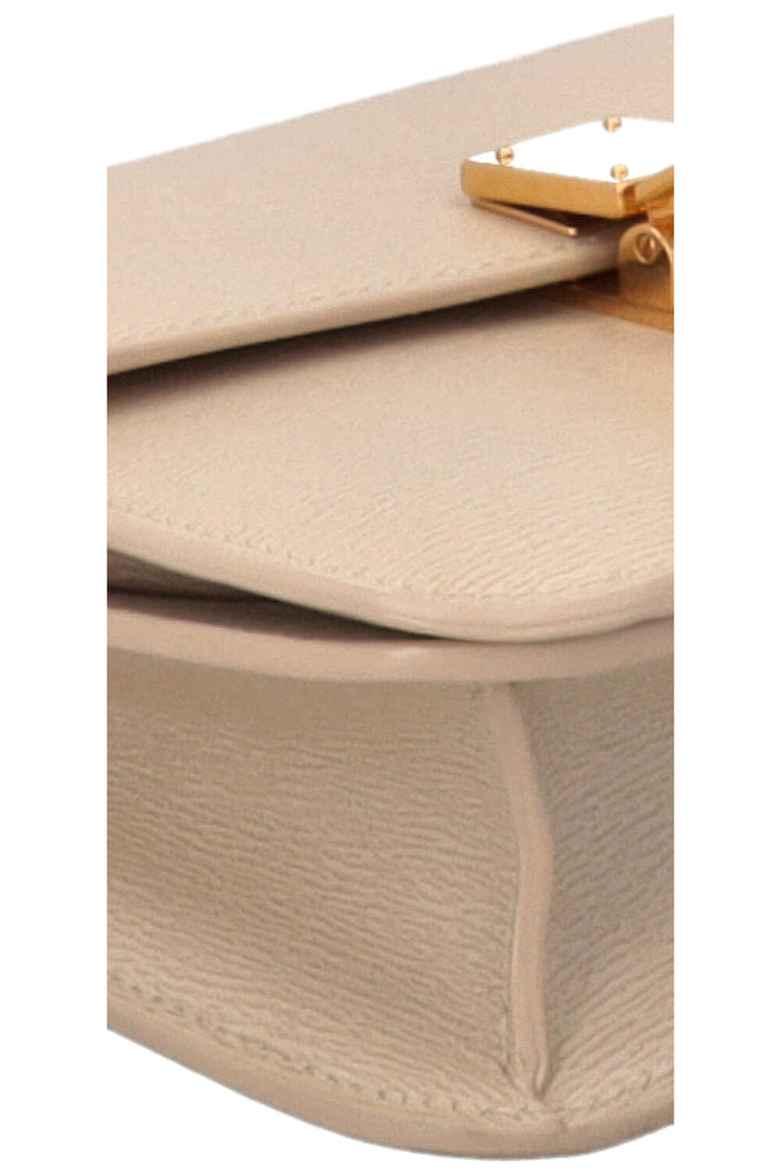 Sac bandoulière CELINE Classic Box Teen en lin