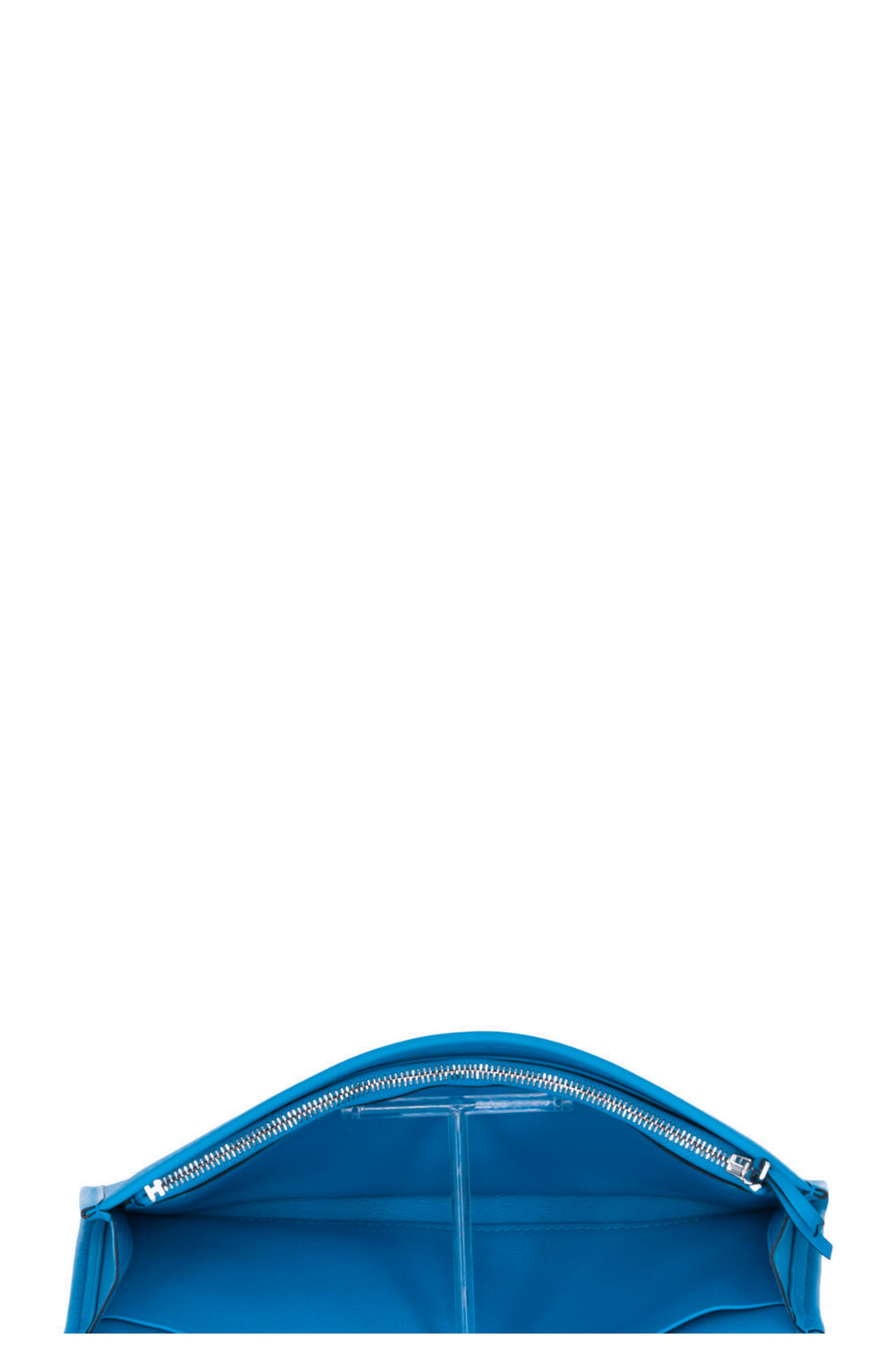 HERMÈS Jige Duo Wallet Swift Bleu Zanzibar