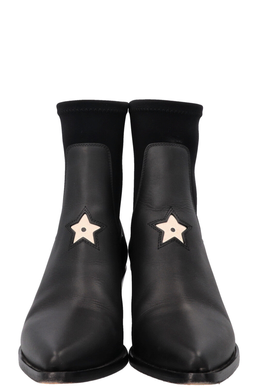 Bottes CHRISTIAN DIOR LA Star en cuir noir