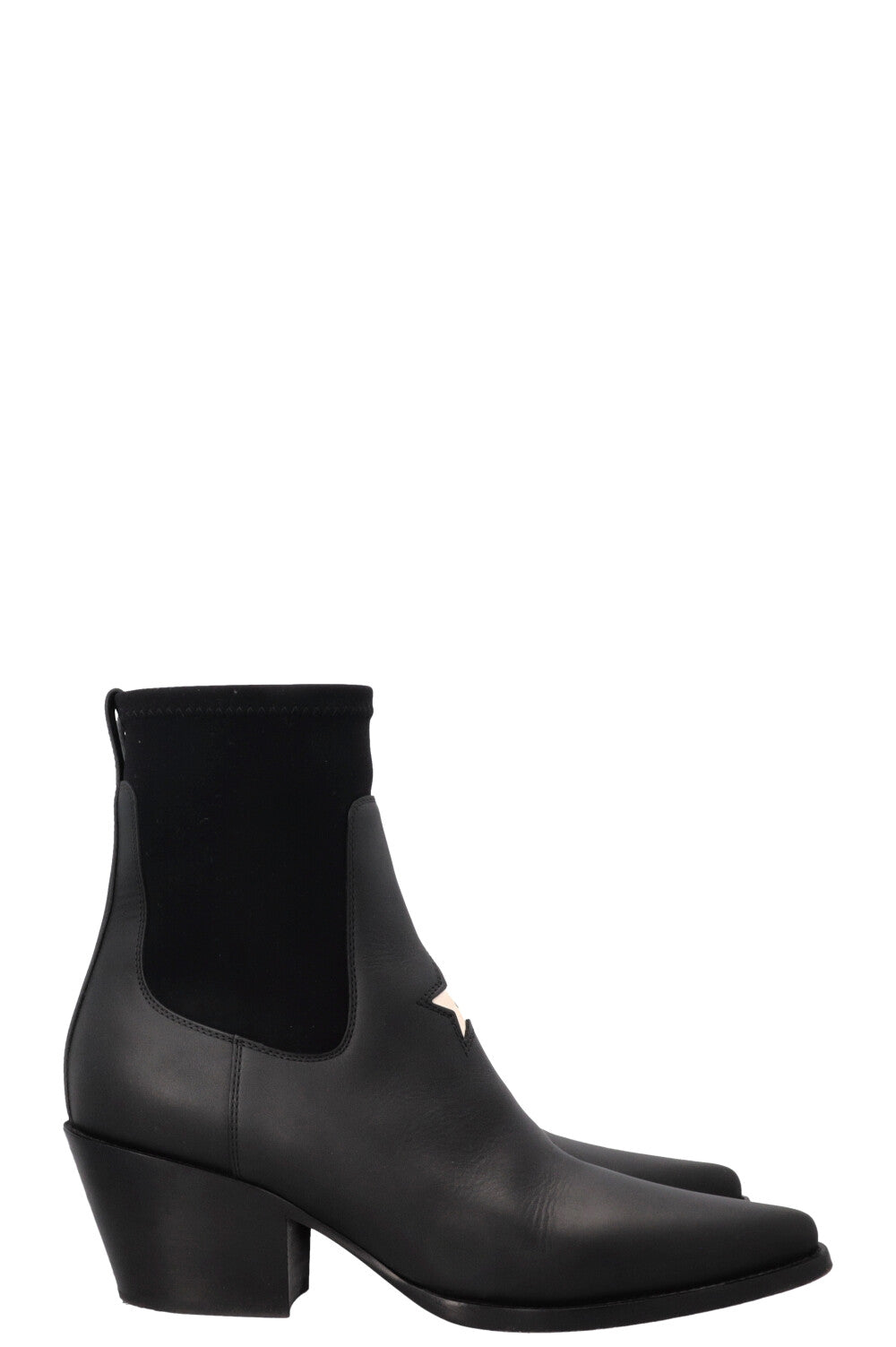 Bottes CHRISTIAN DIOR LA Star en cuir noir