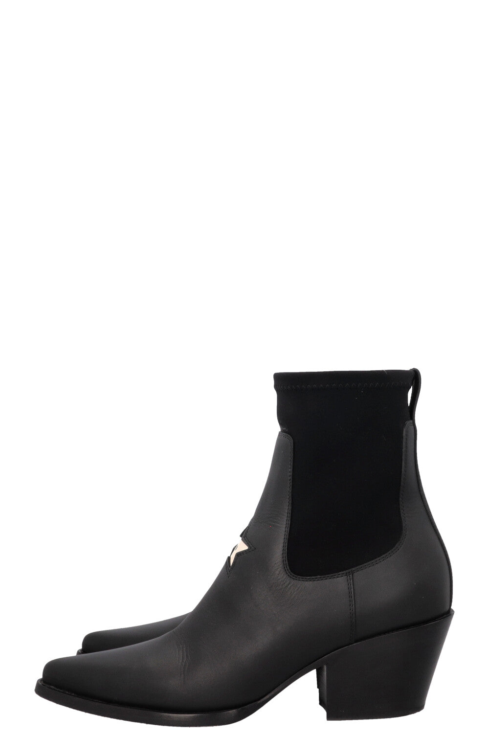 Bottes CHRISTIAN DIOR LA Star en cuir noir