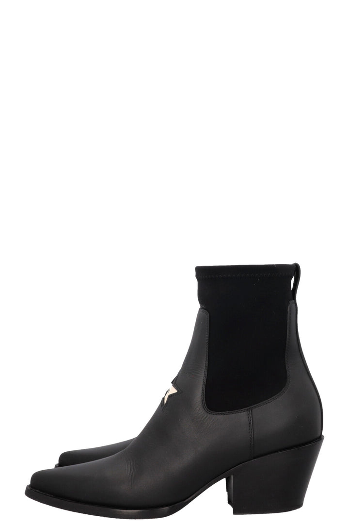 Bottes CHRISTIAN DIOR LA Star en cuir noir