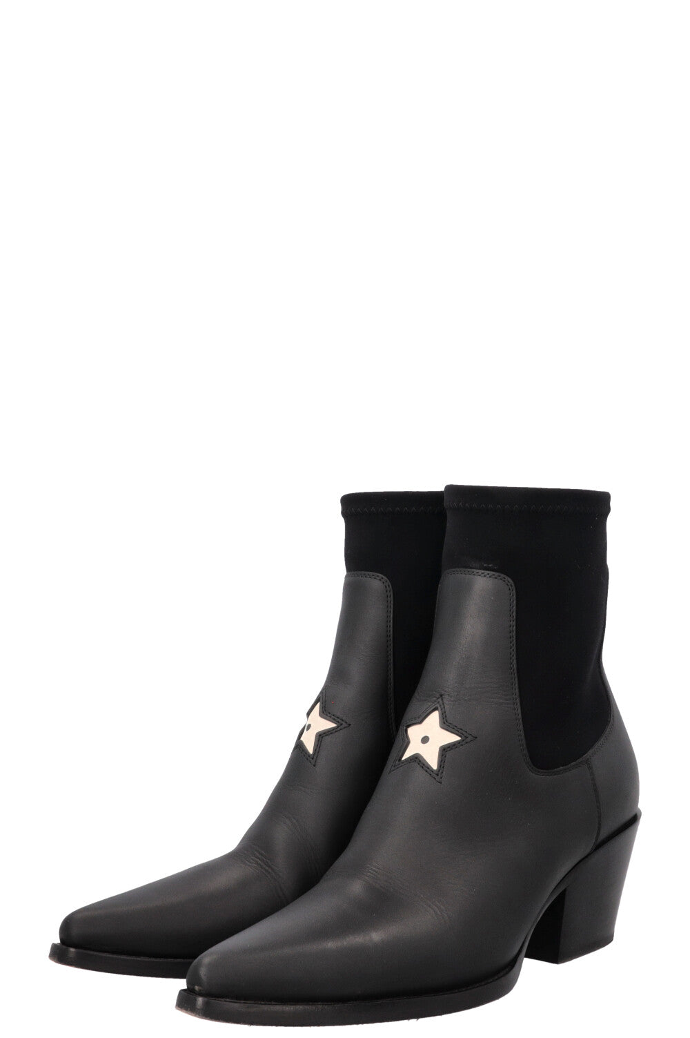 Bottes CHRISTIAN DIOR LA Star en cuir noir