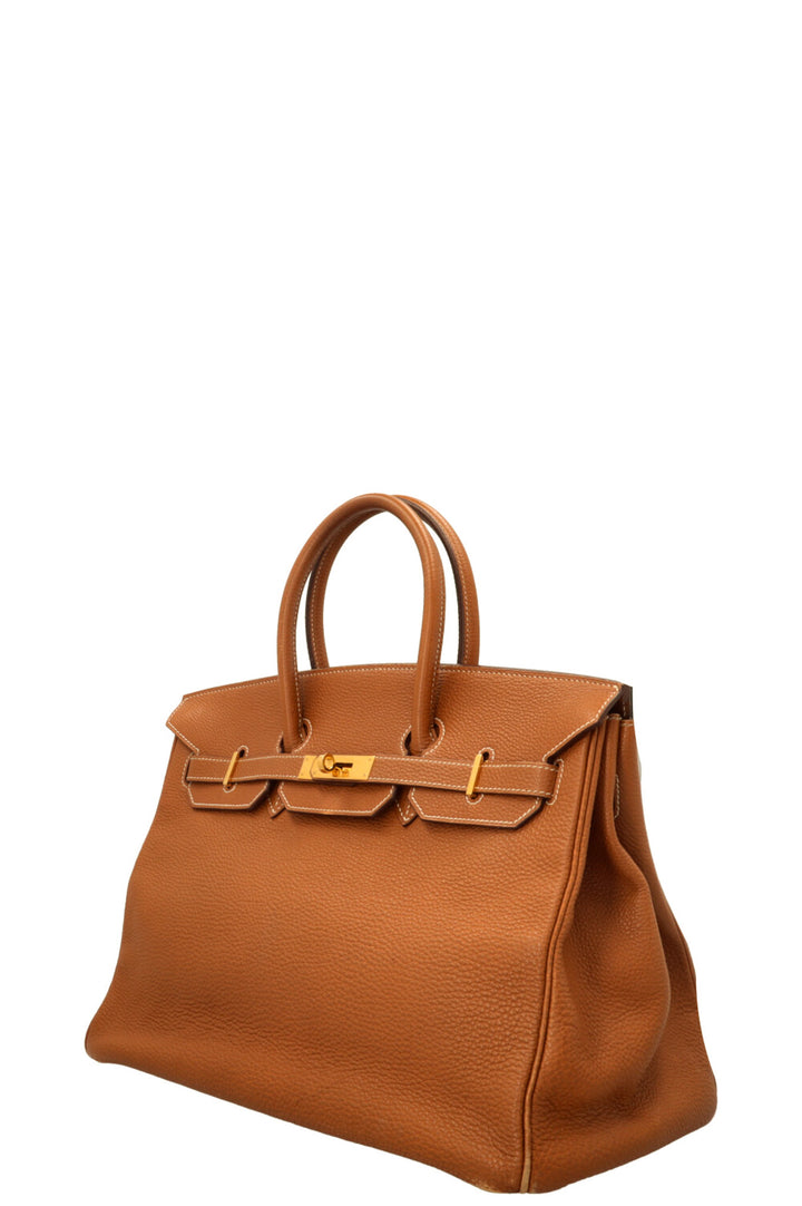 HERMÈS Birkin 35 Togo Gold