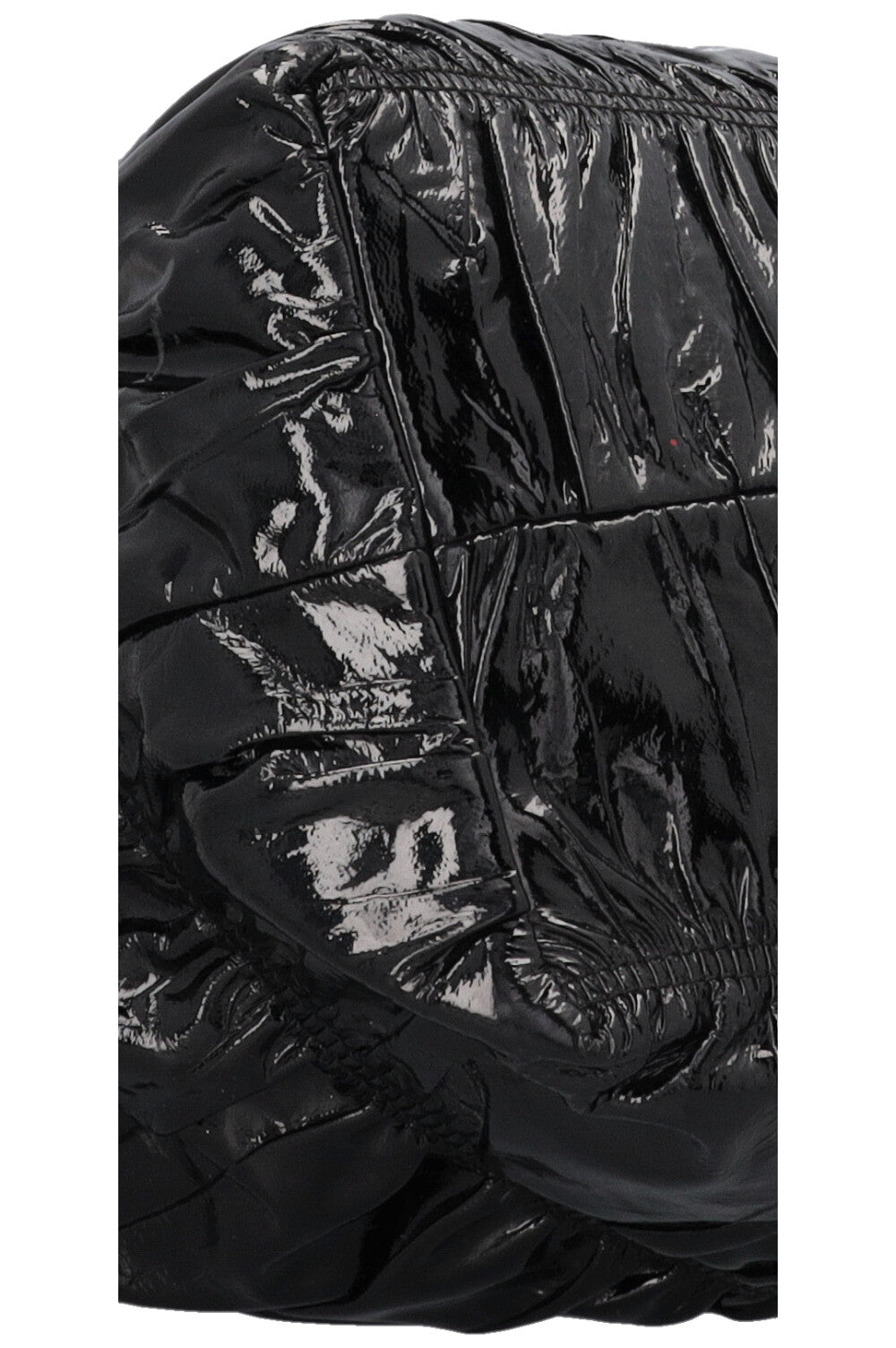 PRADA Vernice Gaufre Tote Patent Black