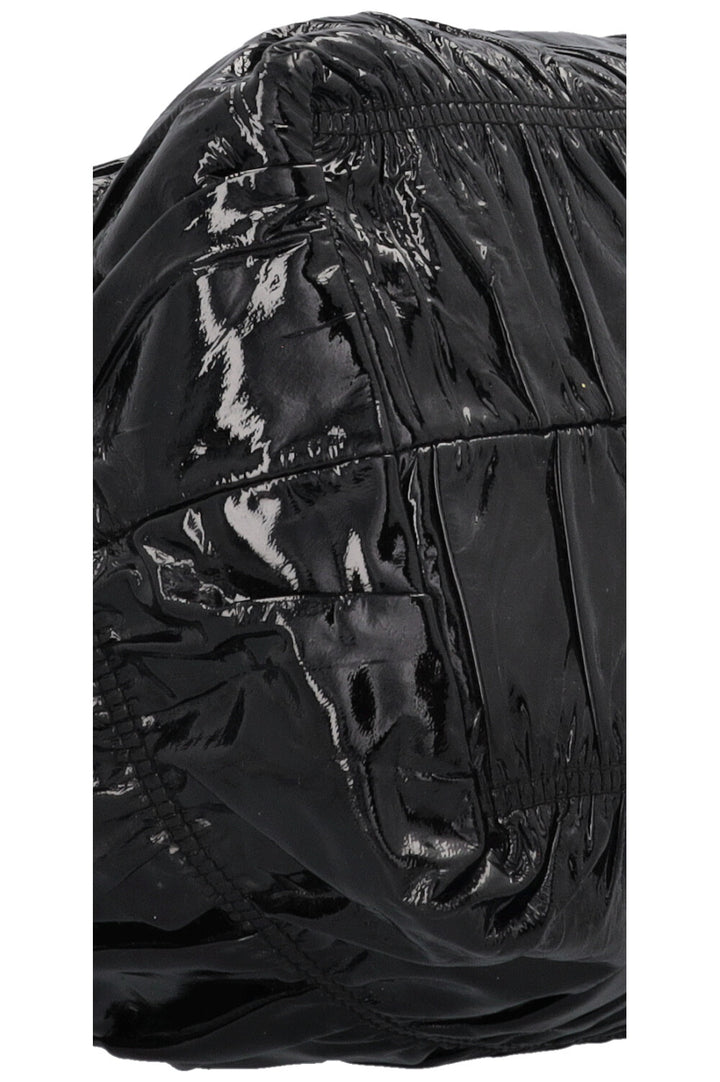 PRADA Vernice Gaufre Tote Patent Black