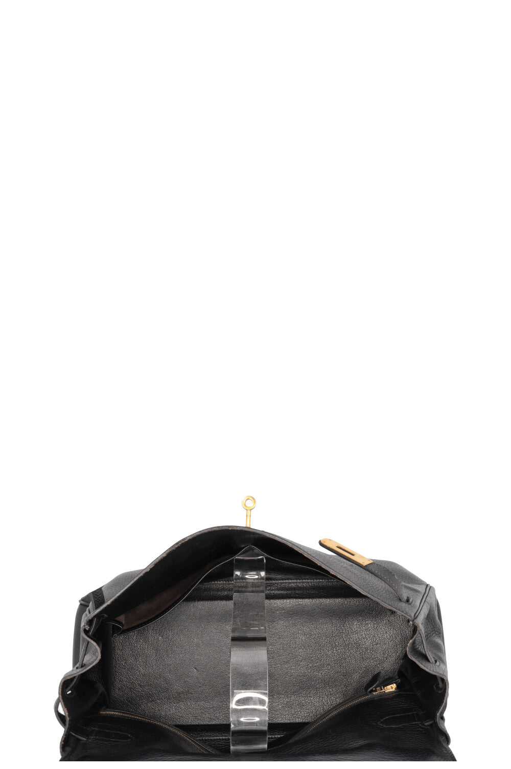 HERMÈS Kelly 35 Retourne Clemence Black