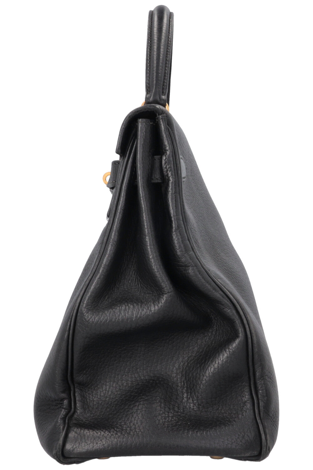 HERMÈS Kelly 35 Retourne Clemence Black