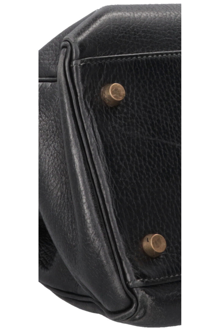 HERMÈS Kelly 35 Retourne Clemence Black