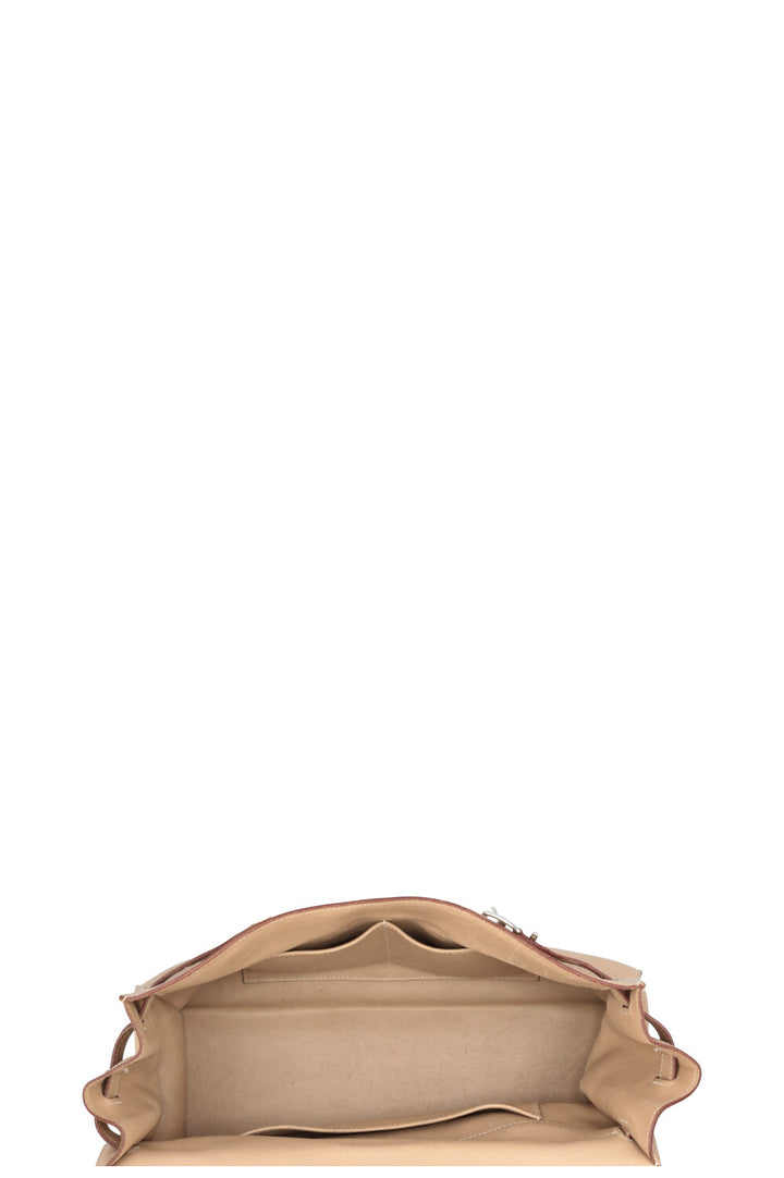 HERMÈS JPG Kelly Flat 35 Swift Beige