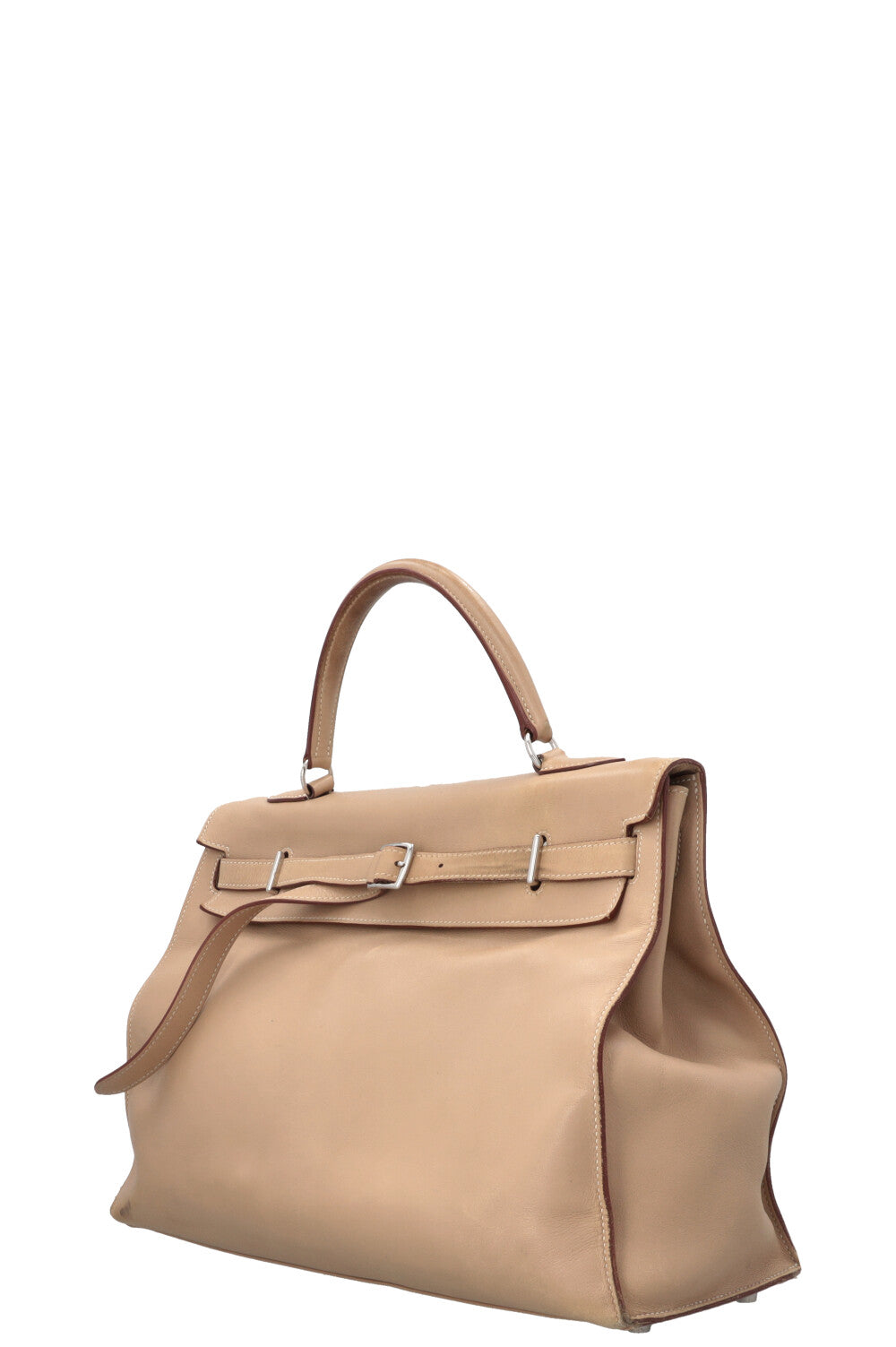 HERMÈS JPG Kelly Flat 35 Swift Beige