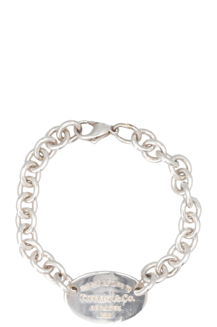 Tiffany&Co. RTT Plaque Bracelet Silver