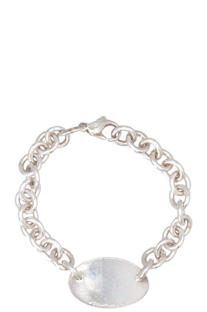 Tiffany&Co. RTT Plaque Bracelet Silver