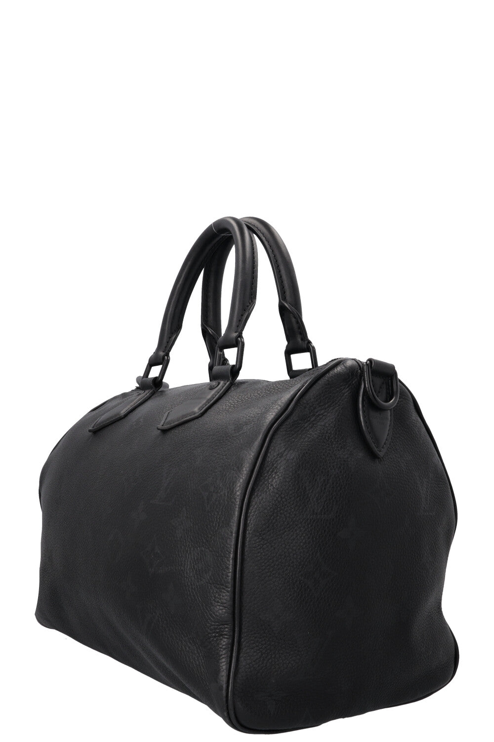 LOUIS VUITTON Speedy P9 Bandouliere 30 Leather Ultra Black