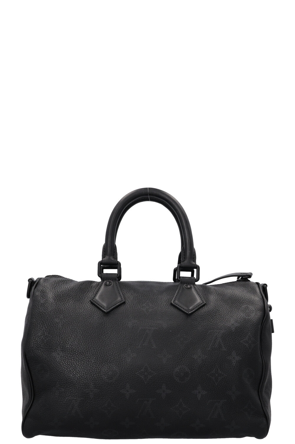 LOUIS VUITTON Speedy P9 Bandouliere 30 Leather Ultra Black
