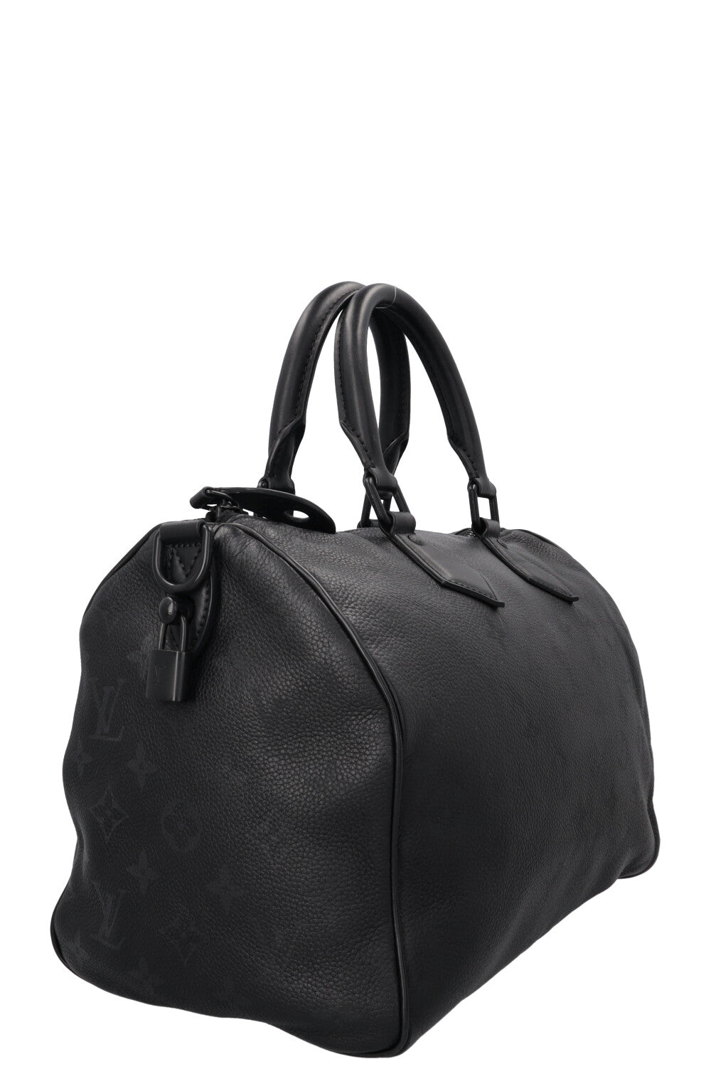 LOUIS VUITTON Speedy P9 Bandouliere 30 Leather Ultra Black