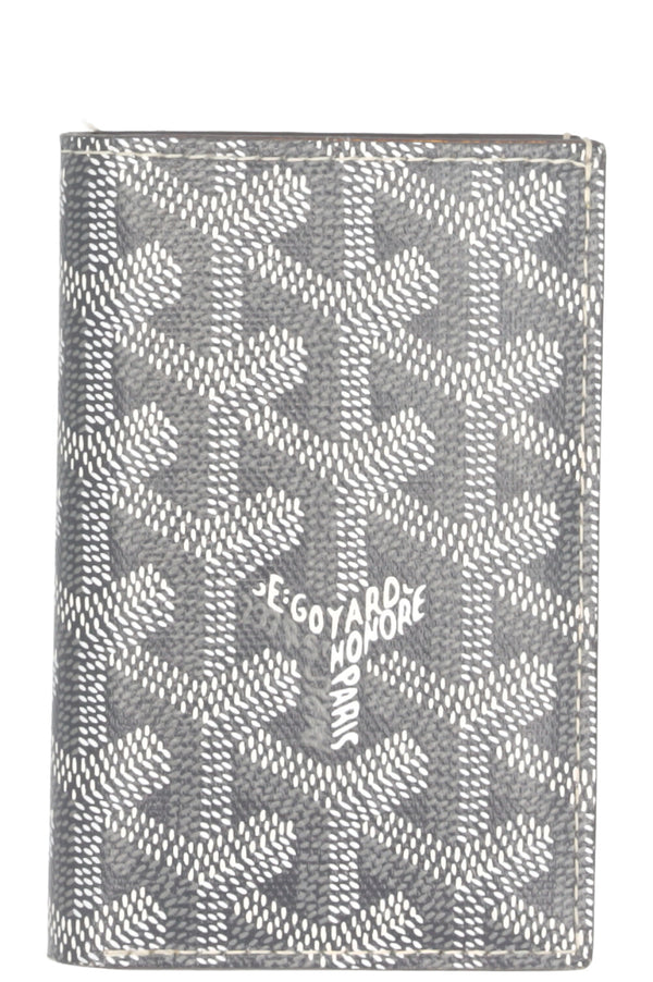 GOYARD Saint-Pierre Card Wallet Goyardine Grey