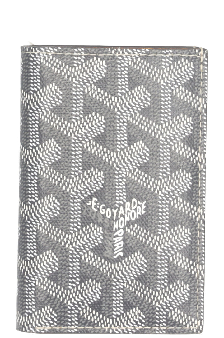 GOYARD Saint-Pierre Card Wallet Goyardine Grey