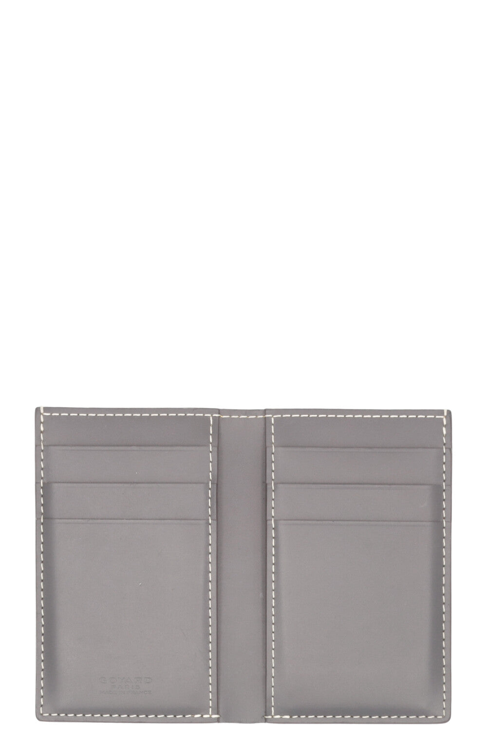 GOYARD Saint-Pierre Card Wallet Goyardine Grey