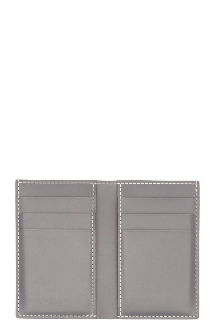 GOYARD Saint-Pierre Card Wallet Goyardine Grey