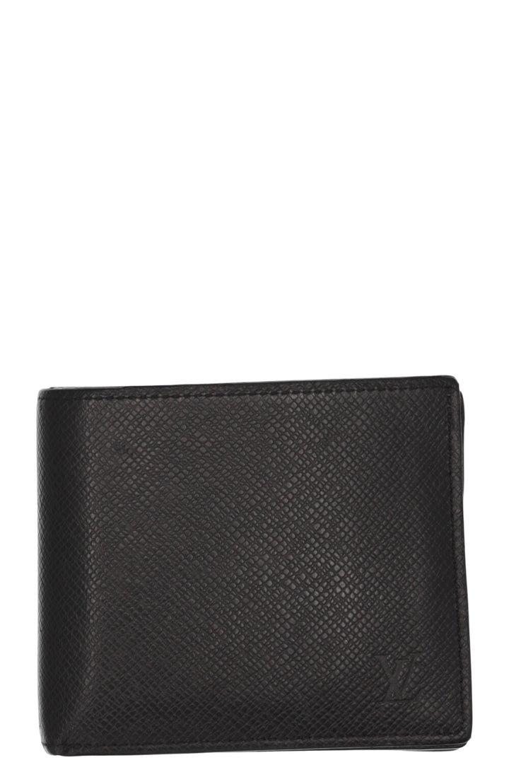 LOUIS VUITTON Amerigo Wallet Taiga Black