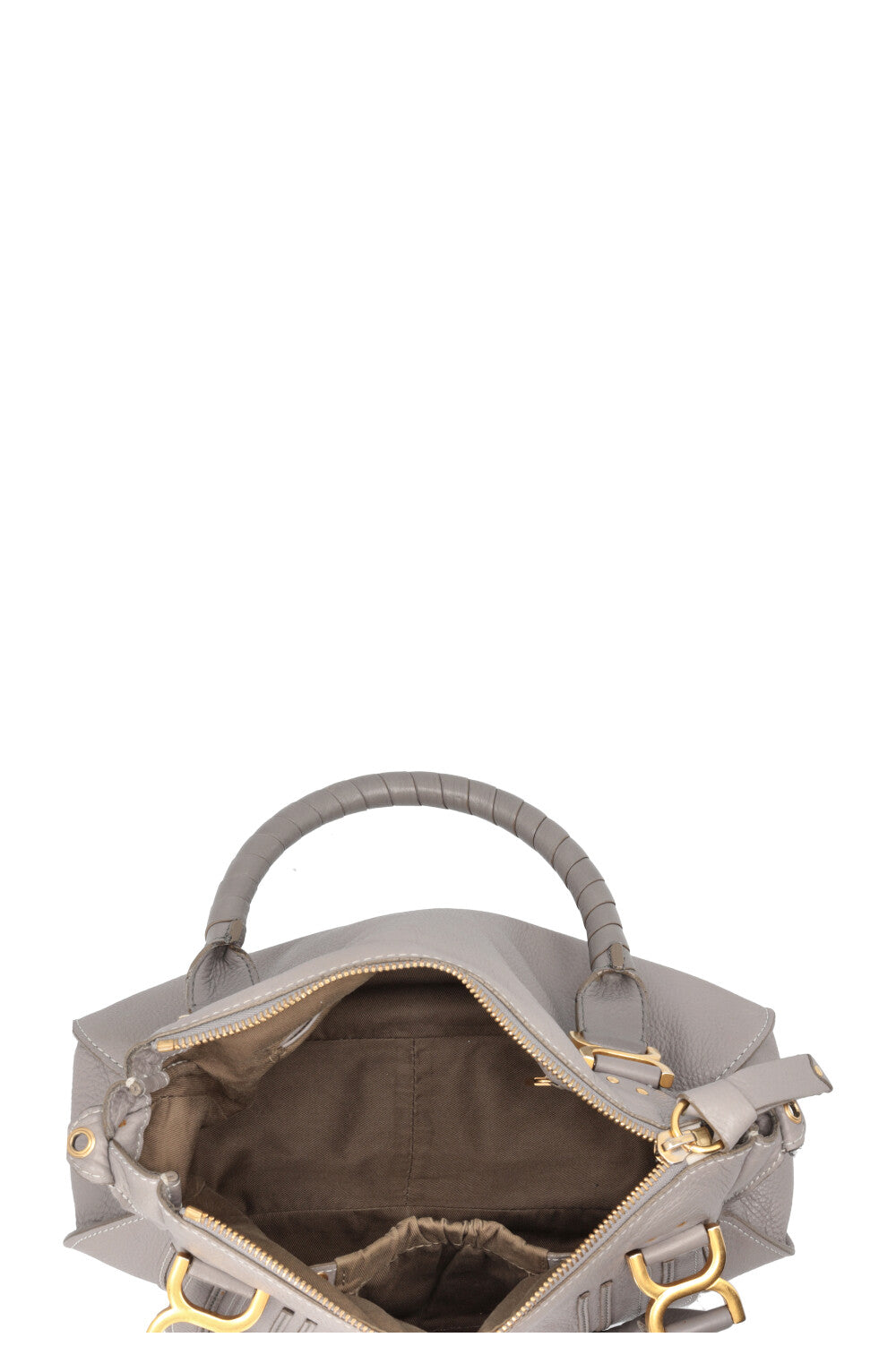 CHLOÉ Marcie Bag Small Double Carry Grey