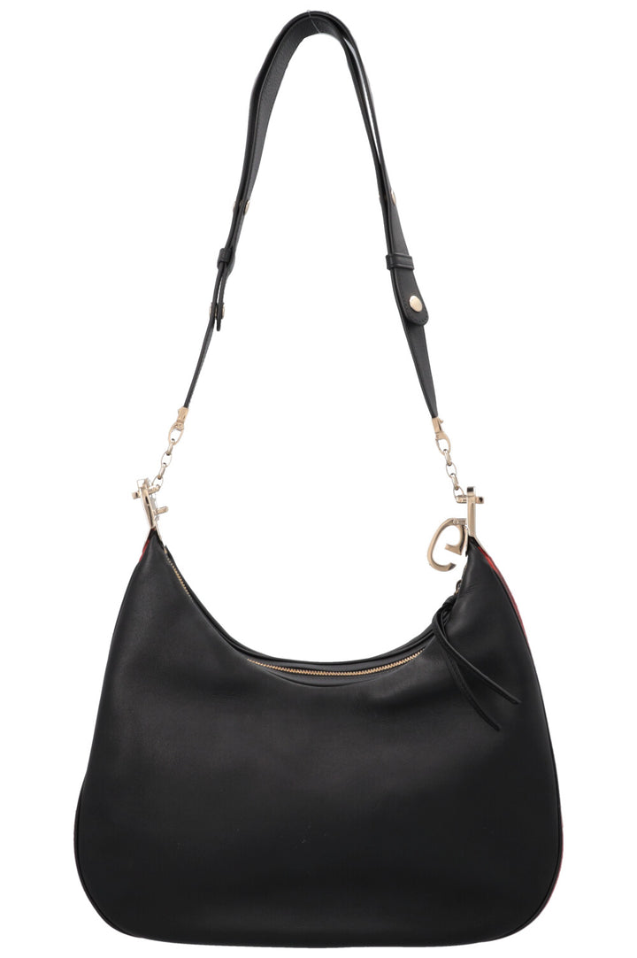 Sac à bandoulière GUCCI Medium Attache en cuir noir