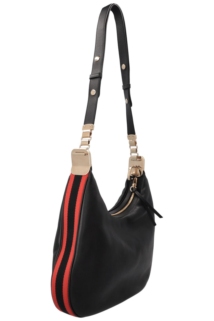 Sac à bandoulière GUCCI Medium Attache en cuir noir