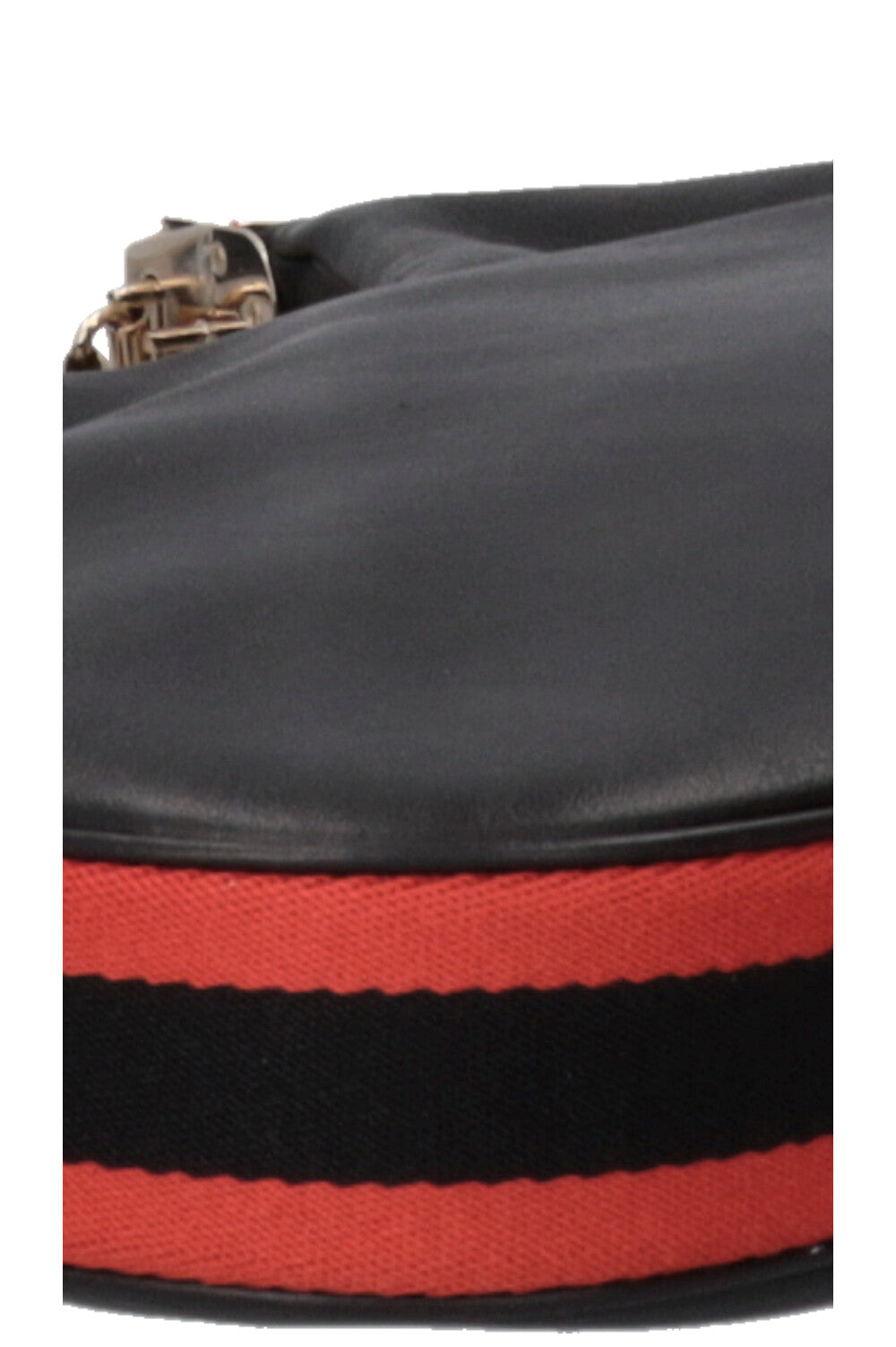 Sac à bandoulière GUCCI Medium Attache en cuir noir