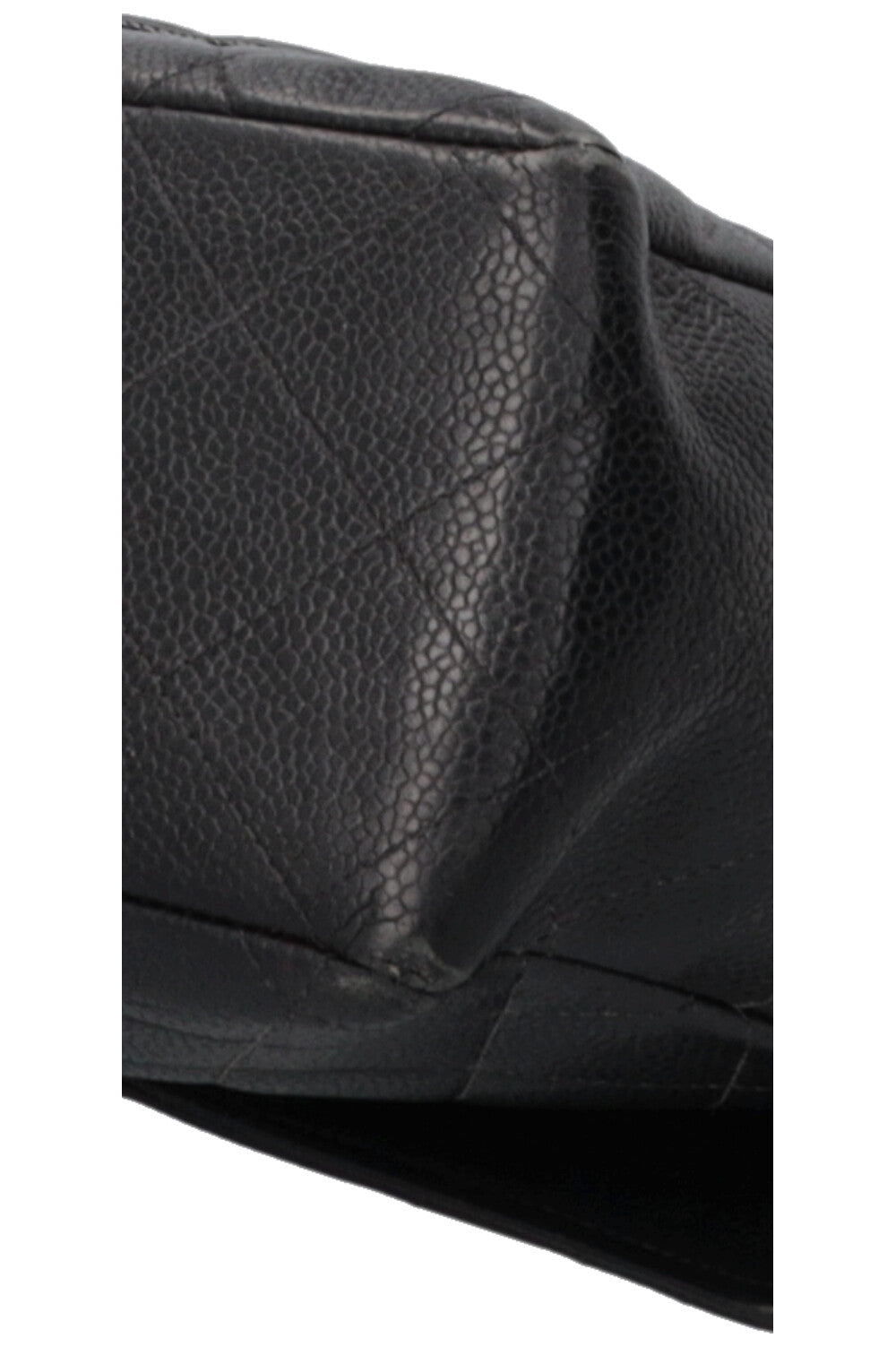 CHANEL Jumbo Single Flap Caviar Black