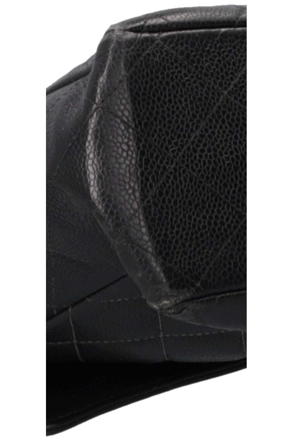 CHANEL Jumbo Single Flap Caviar Black