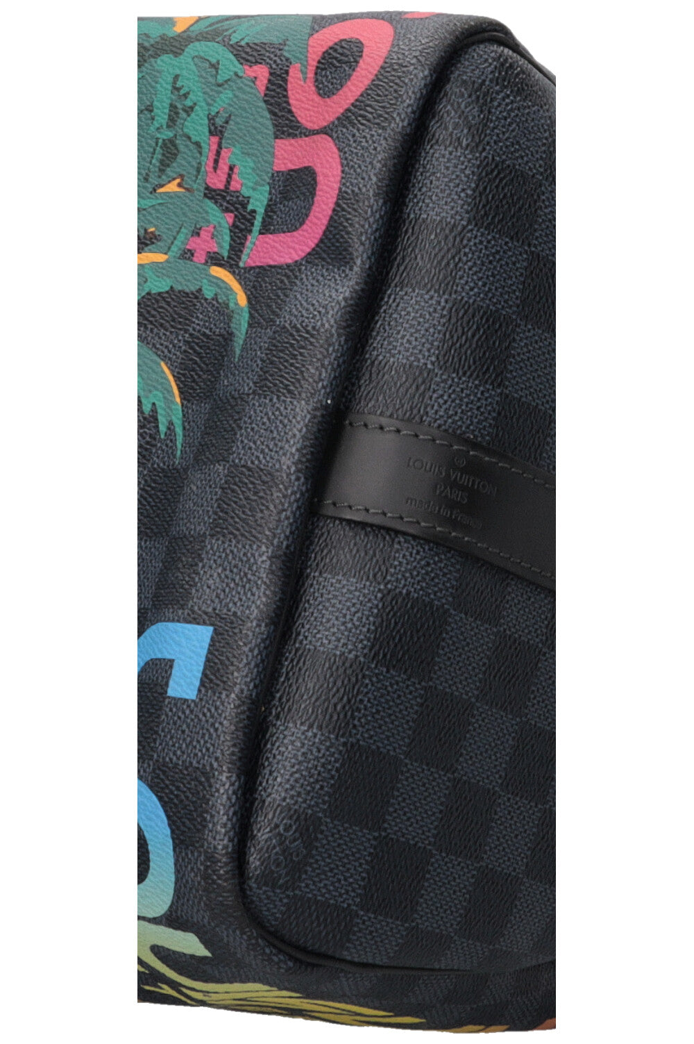 LOUIS VUITTON Keepall 45 Canvas Damier Cobalt Jungle