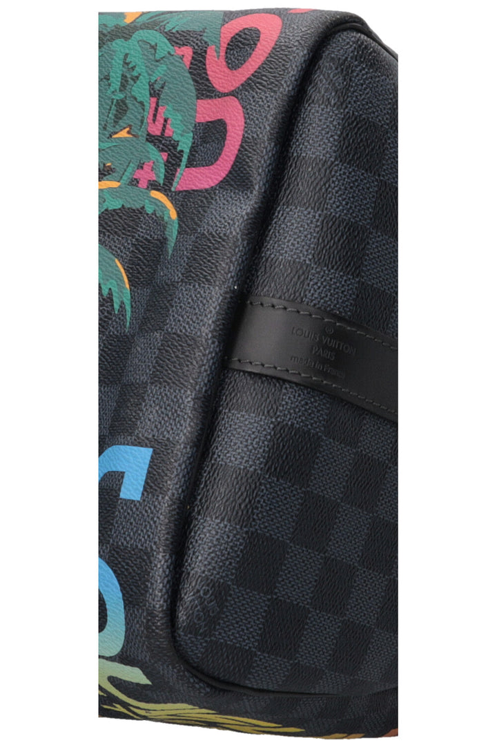 LOUIS VUITTON Keepall 45 Canvas Damier Cobalt Jungle