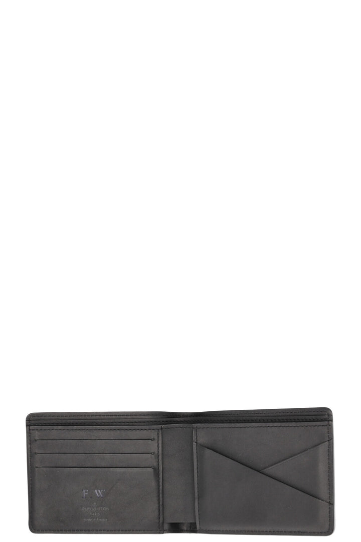 LOUIS VUITTON Portefeuille Multiple Noir Bleu