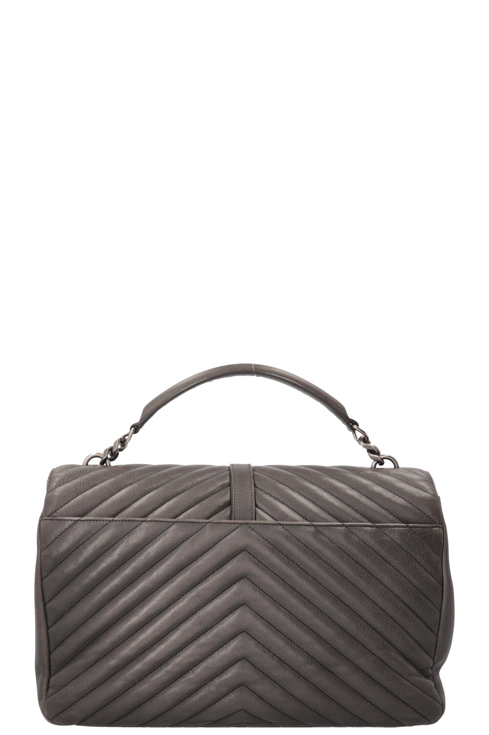 SAINT LAURENT Large College Bag Grey