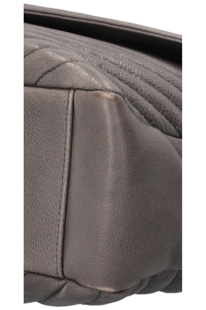 SAINT LAURENT Large College Bag Grey
