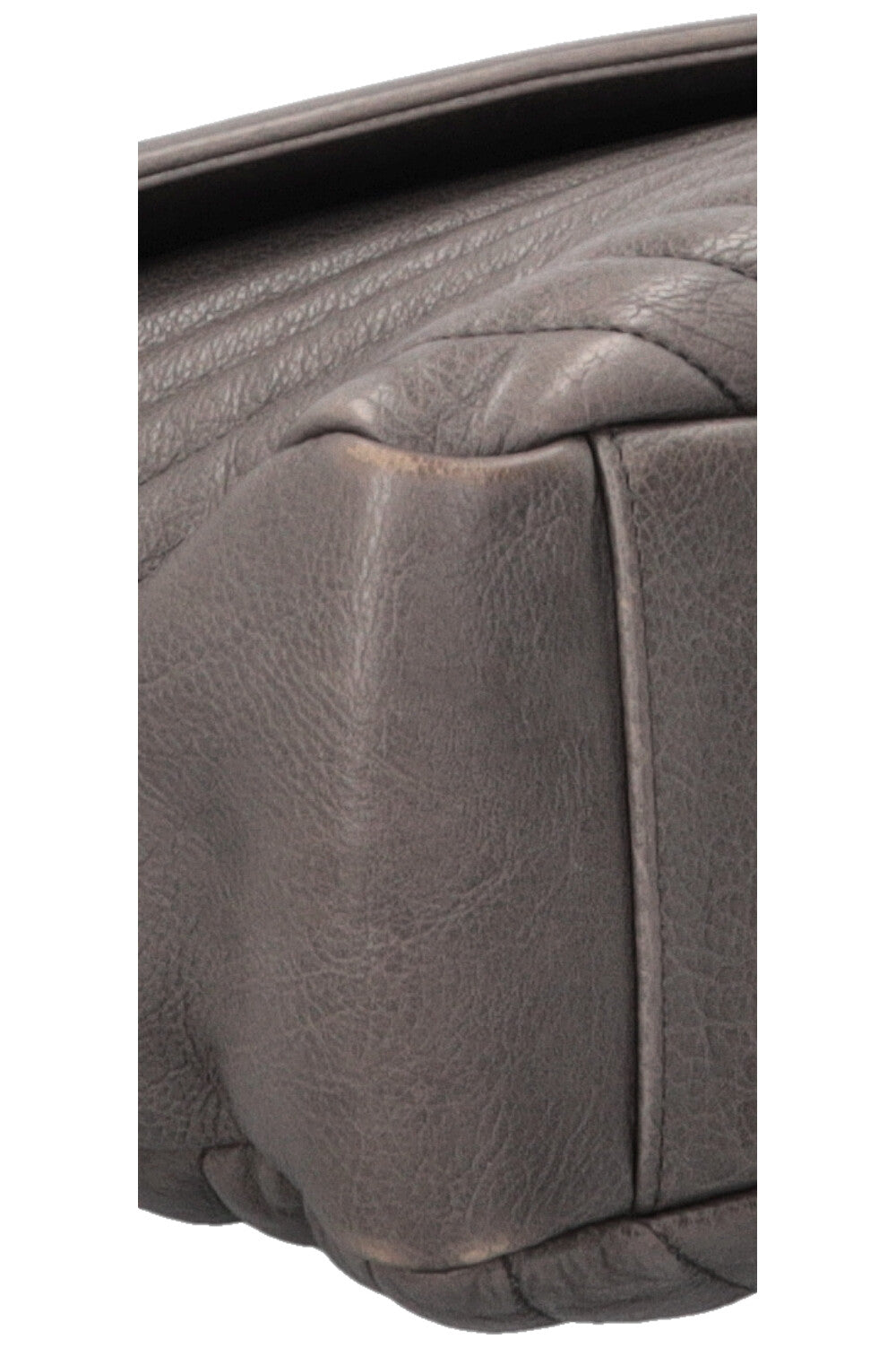 SAINT LAURENT Large College Bag Grey