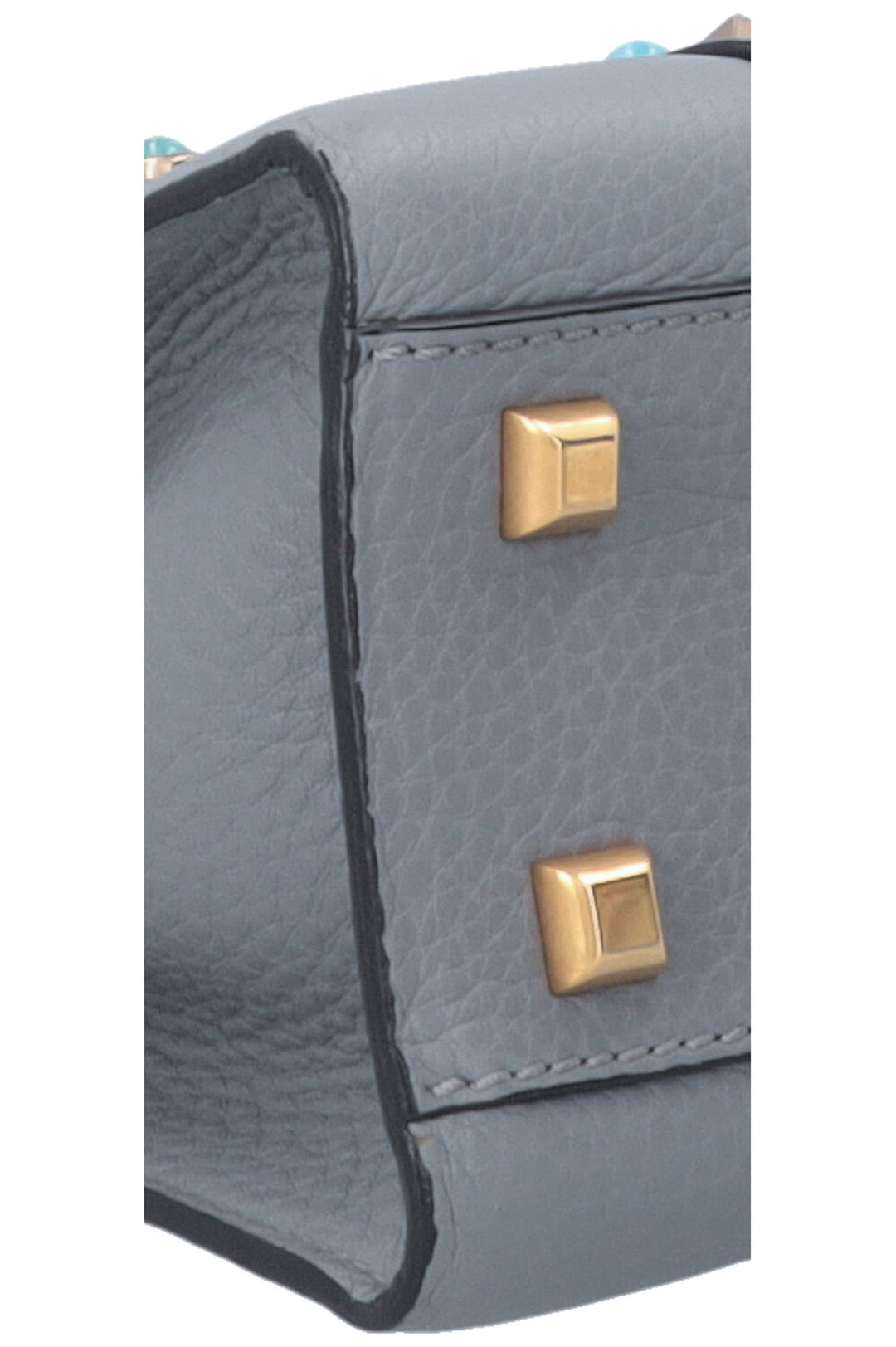 Sac Valentino Small Rolling Rockstud gris