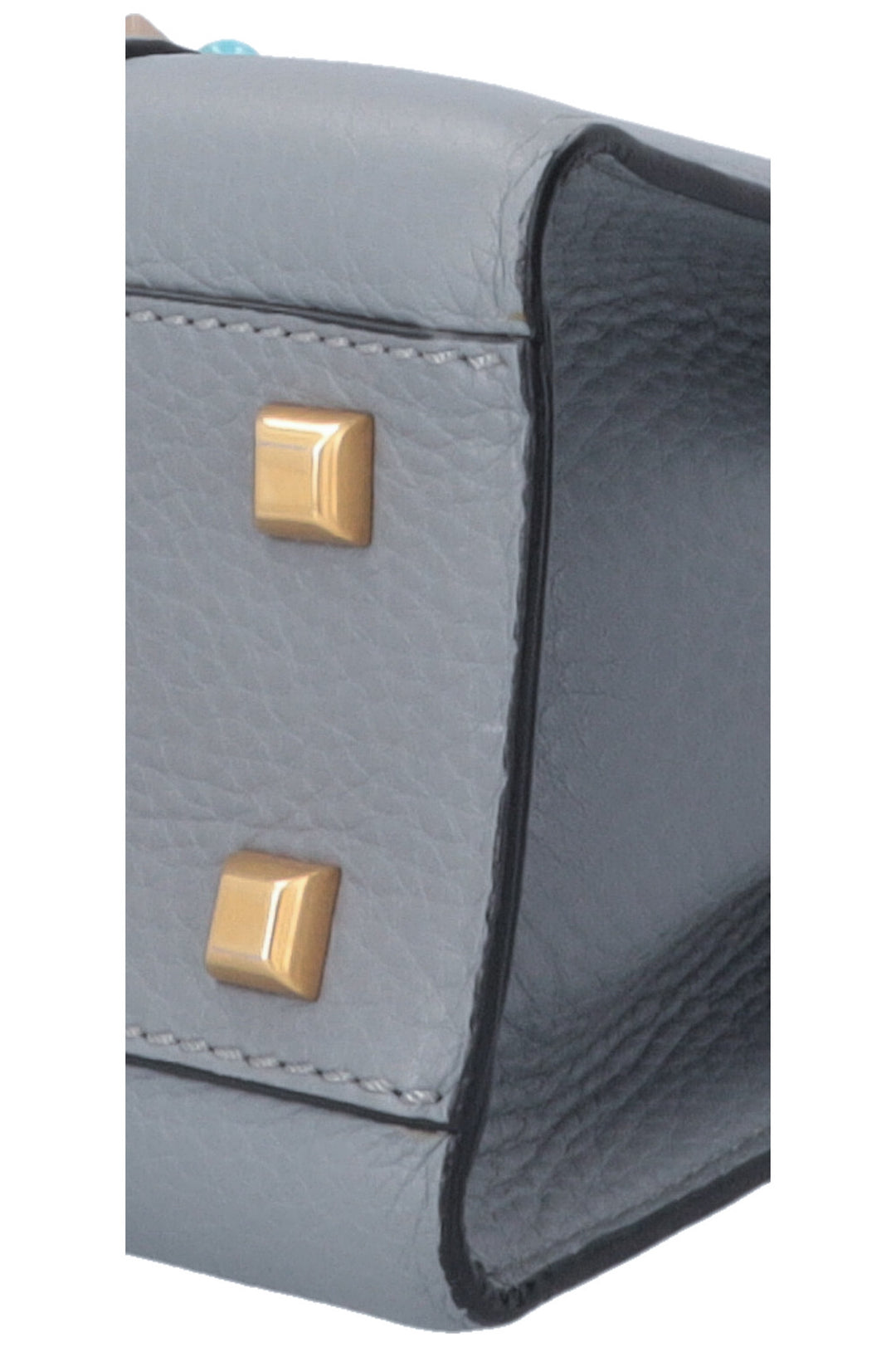 Sac Valentino Small Rolling Rockstud gris