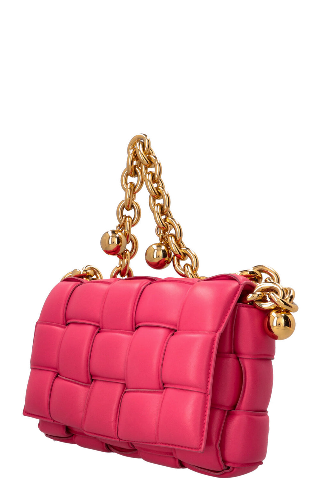 BOTTEGA VENETA Chain Cassette Crossbody Bag Pink