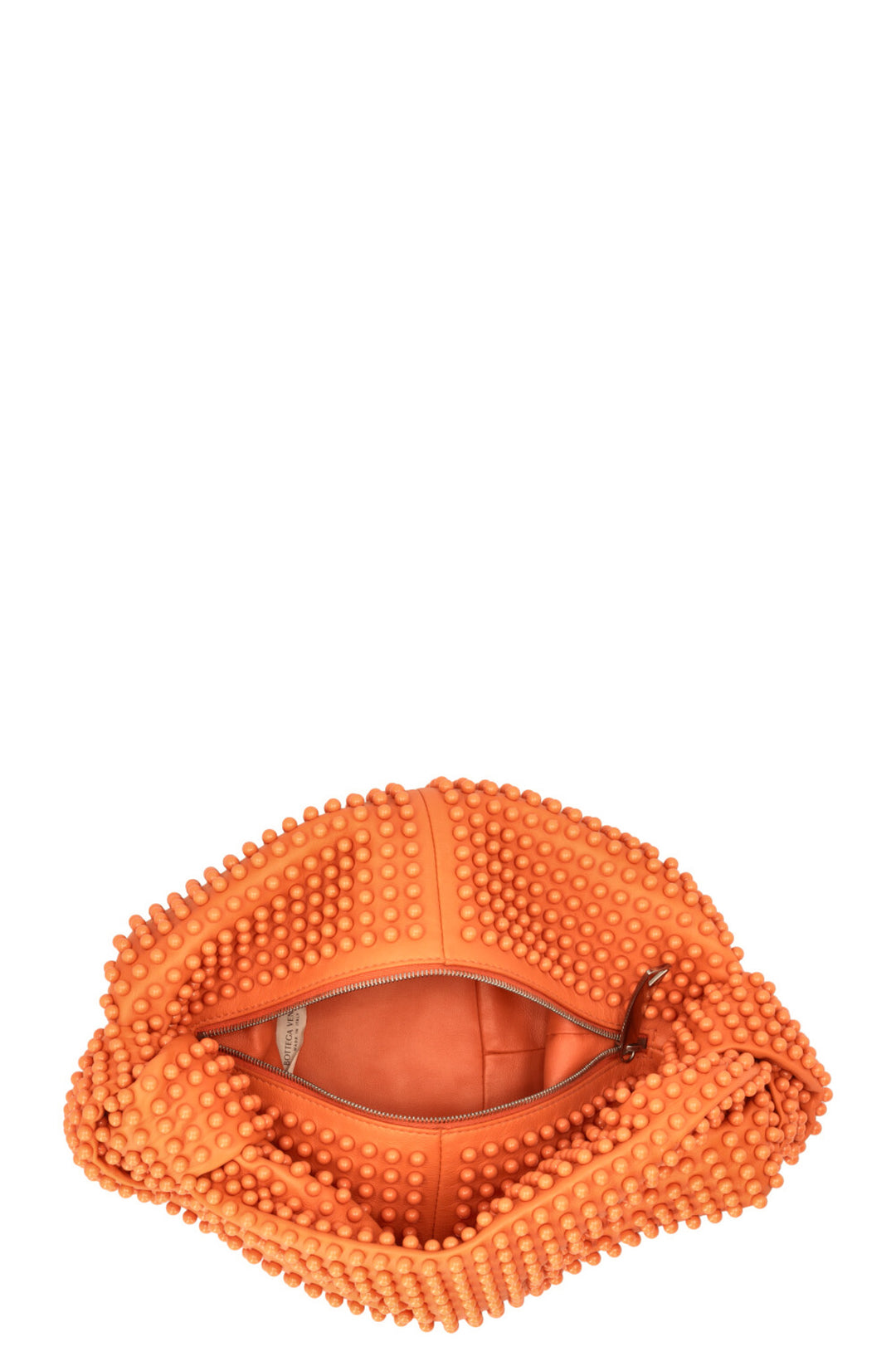 BOTTEGA VENETA Sac hobo Double Knot perlé Pêche