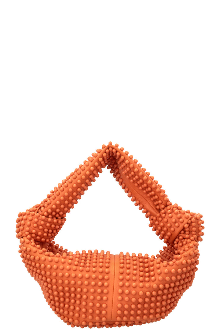 BOTTEGA VENETA Sac hobo Double Knot perlé Pêche