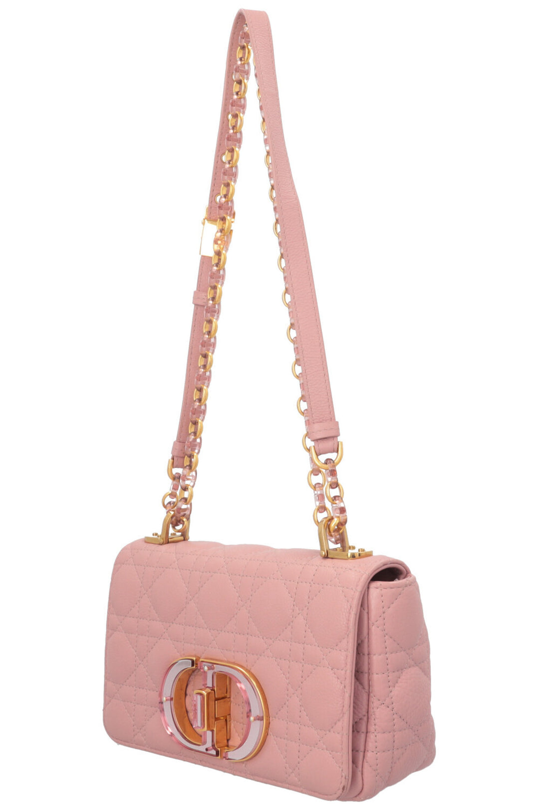 CHRISTIAN DIOR Caro petit veau rose antique