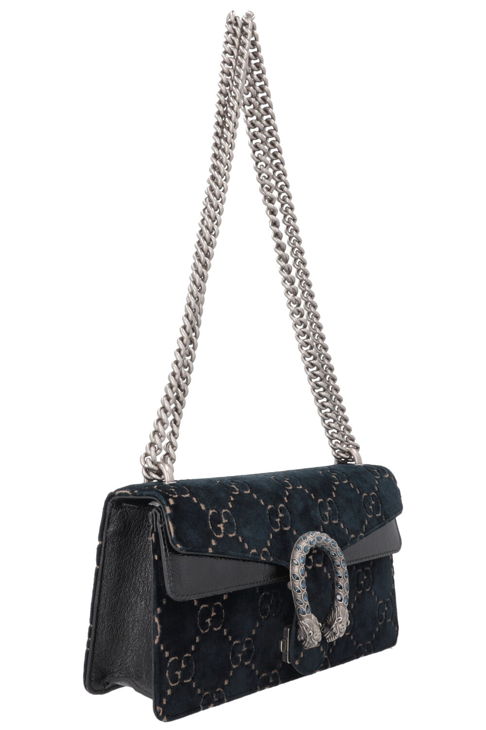 GUCCI Small Dionysos GG Velvet Black